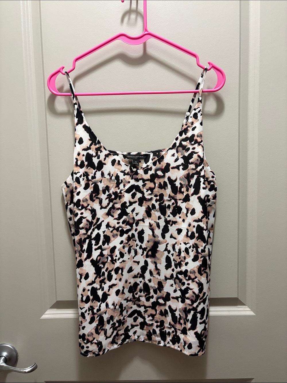 Banana Republic Leopard Print Cami - Black, Taupe, Blush